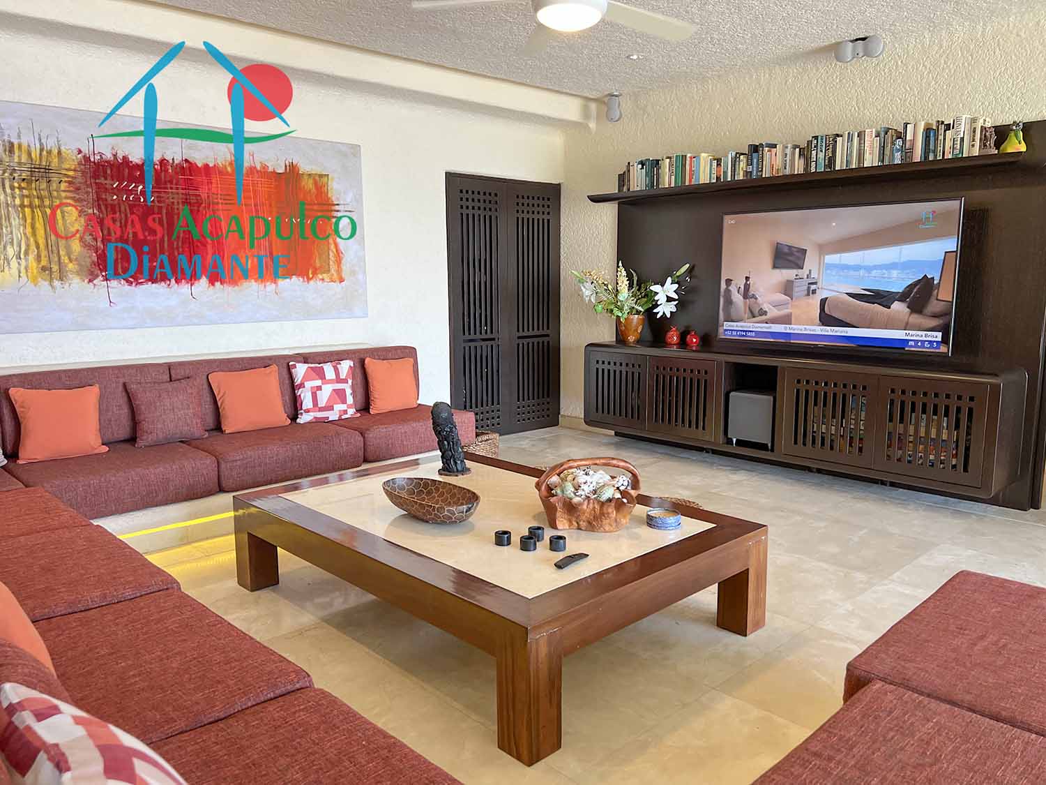 Villa Las Nubes con lote 23 - Sala de televisión 8